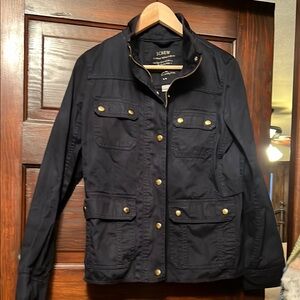 J. Crew Women's Navy Blue Utility Jacket